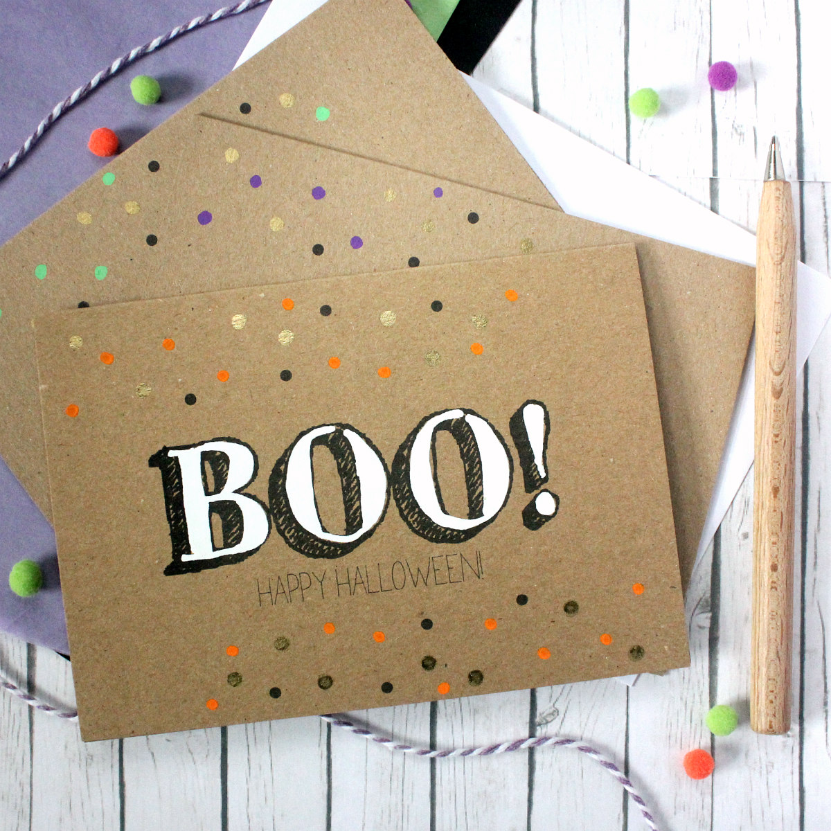 Boo! Halloween Card
