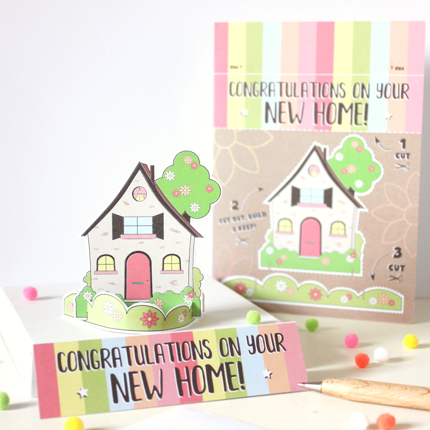 New Home Fairytale Cottage, Cut Out and Keep Cottage